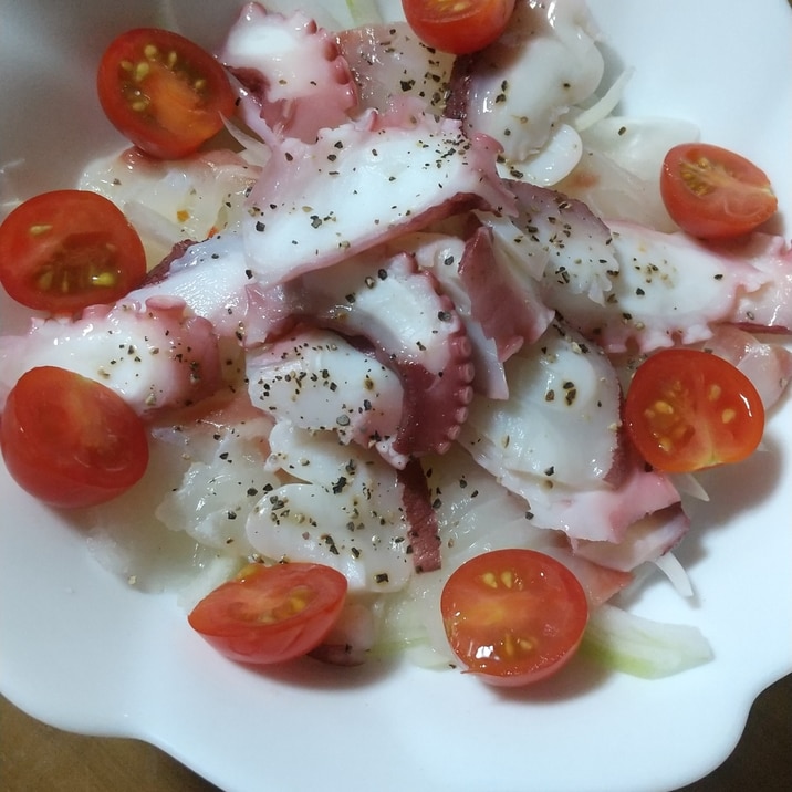 イタリアンドレッシングでタコと鯛のカルパッチョ レシピ 作り方 By Momiji Mama 楽天レシピ イタリアンドレッシングでタコと鯛のカルパッチョ レシピ 作り方 By Momiji Mama 楽天レシピ